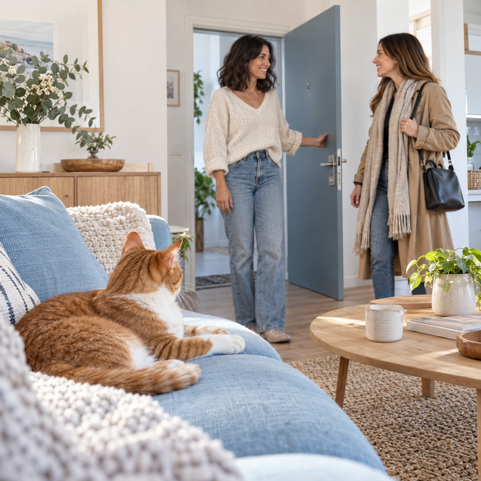 Convivencia con gatos en casa