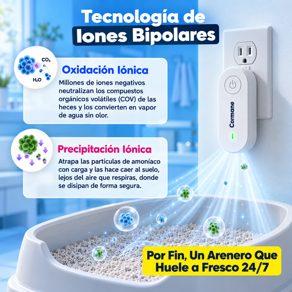 OlorCero Pro: tecnología del dispositivo