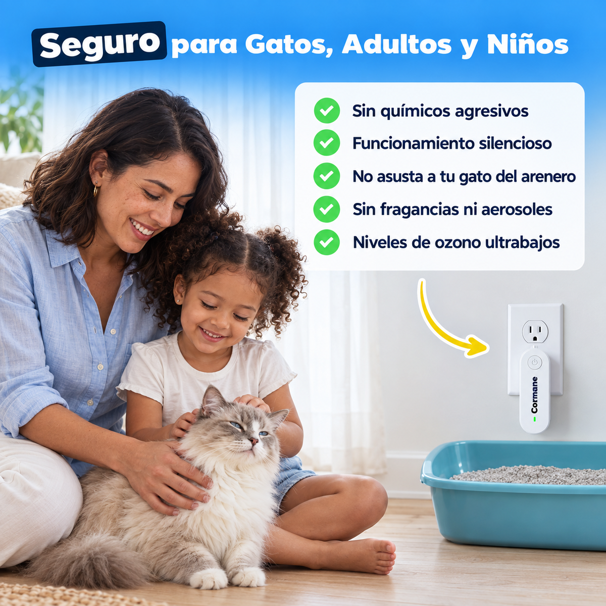 OlorCero Pro: convivencia con gatos